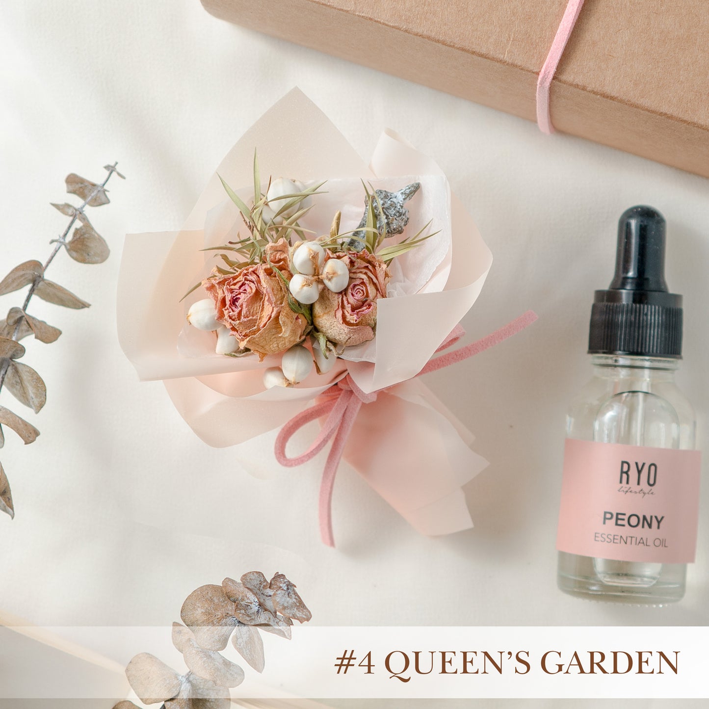 Dried Flower Car Diffuser Set