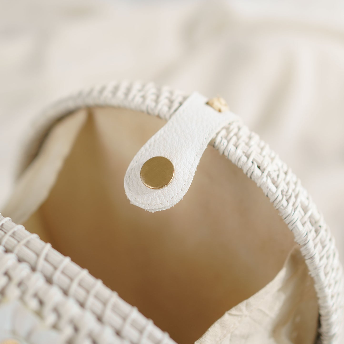 Rattan Round Sling Bag