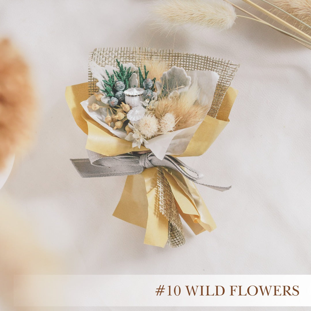 Dried Flower Car Diffuser Set